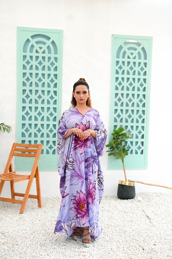 SENORITA LAWN LONG KAFTAN